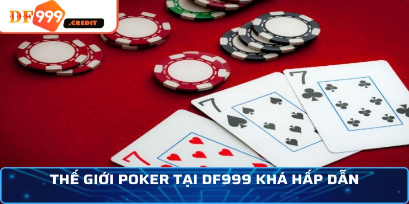  Thế giới Poker tại DF999 khá hấp dẫn